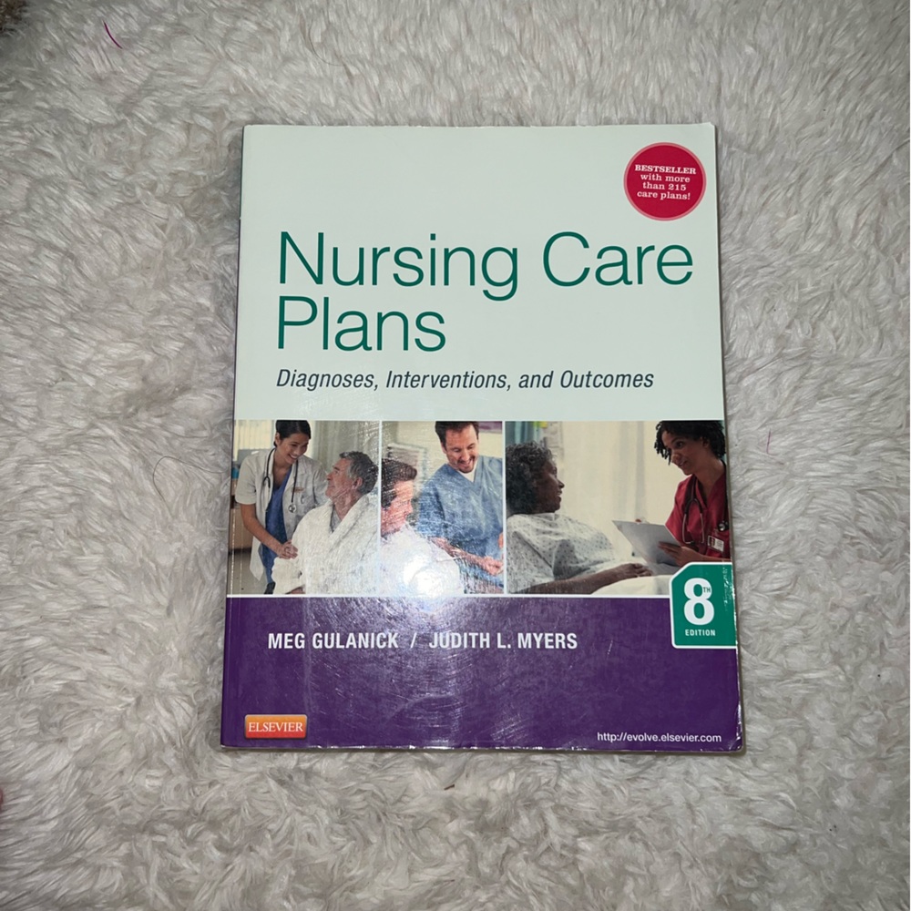 Nursing ELSEVIER care plans textbook